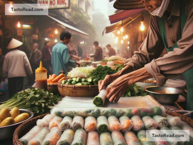 Discovering fresh spring rolls from Hanoi’s street vendors