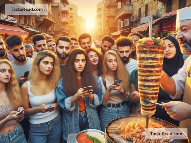 Discovering grilled street-side shawarma wraps in Lebanon