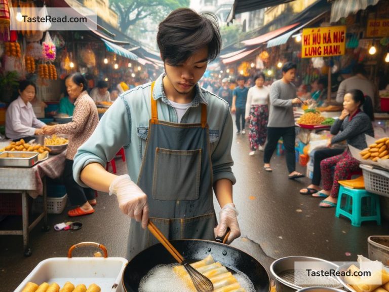 Discovering hot and crispy spring rolls in Vietnam