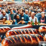 Discovering smoky and savory bratwurst at German stalls