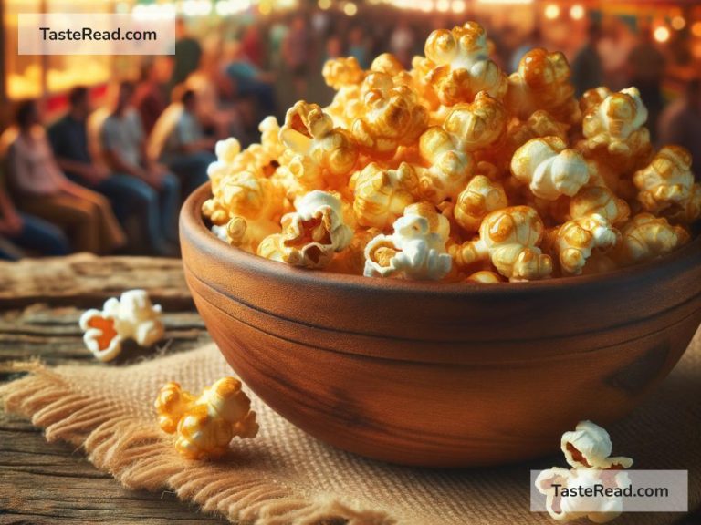 Discovering sweet caramelized popcorn in American fairs