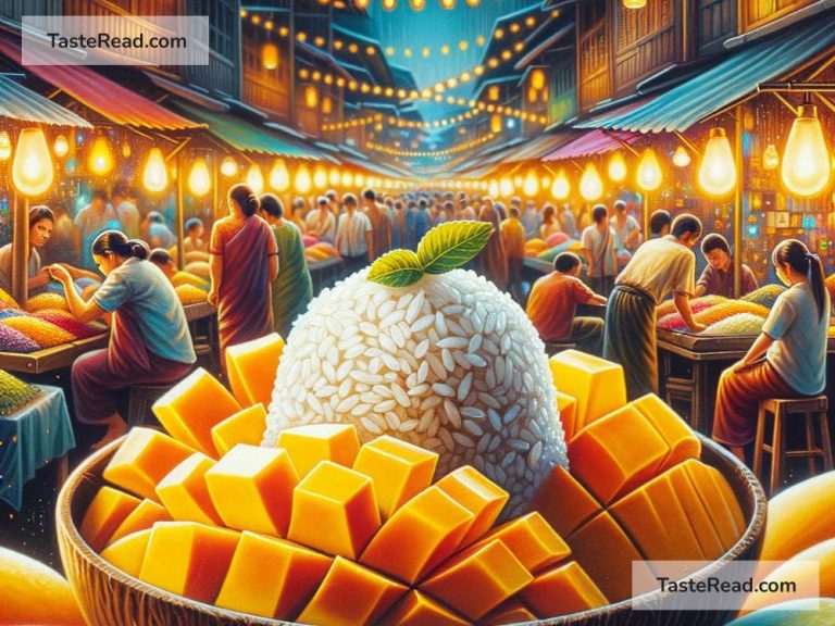 Discovering sweet coconut sticky rice in Asian night markets