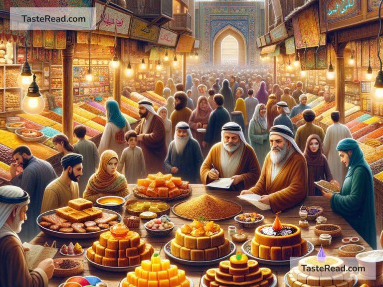 Discovering sweet honey cakes in Middle Eastern bazaars