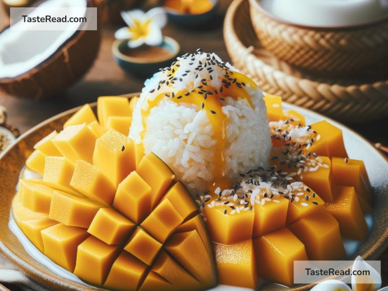 Discovering sweet, sticky Thai mango with sticky rice