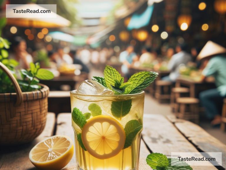 Discovering tangy lemongrass iced tea in Vietnam