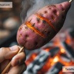 Discovering the rich flavors of charcoal-roasted sweet potatoes