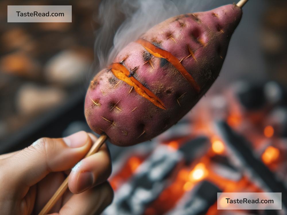 Discovering the rich flavors of charcoal-roasted sweet potatoes