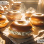 Discovering warm, savory bagels with cream cheese in NYC