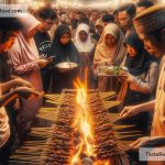 Exploring bold flavors of beef satay in Indonesian streets