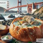 Exploring rich clam chowder bread bowls in San Francisco