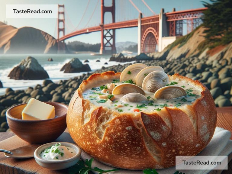 Exploring rich clam chowder bread bowls in San Francisco