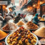 Exploring rich, spiced Moroccan couscous in street cafés