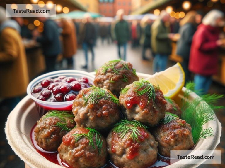 Exploring savory lamb meatballs in Swedish food carts