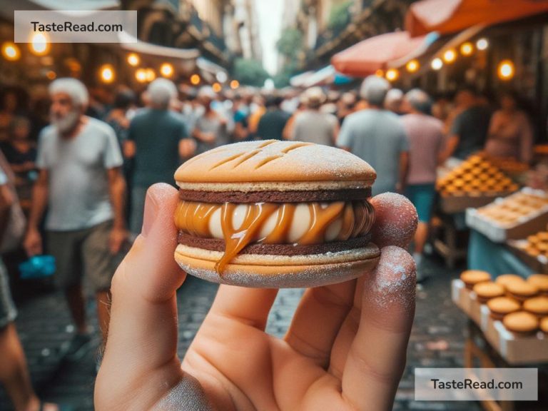 Exploring sweet alfajores from food vendors in Argentina