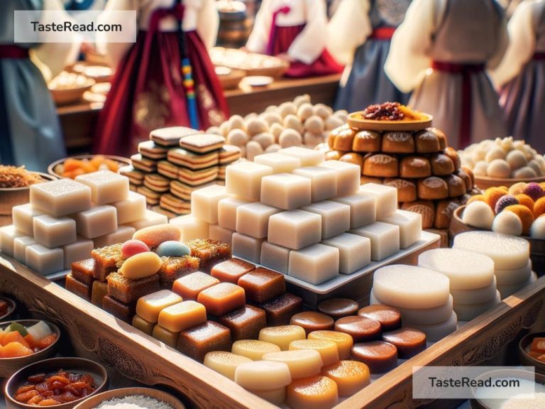 Exploring sweet rice cakes in Korean food festivals