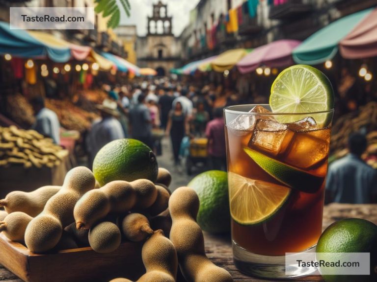 Exploring tangy and sweet iced tamarind juice in Mexico