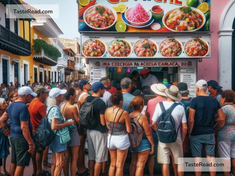 Exploring tangy street-side ceviche in Cartagena, Colombia