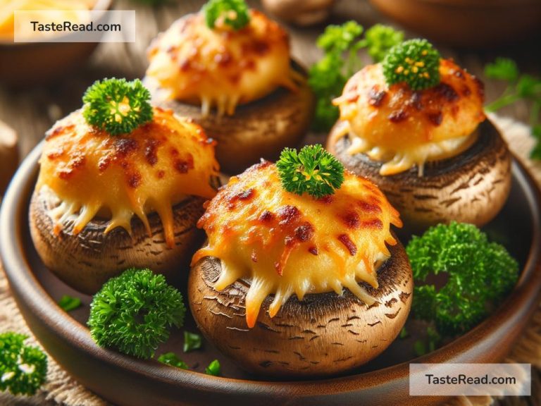 Exploring the Delight of Stuffed Mushrooms with Cheese and Herbs for Appetizers