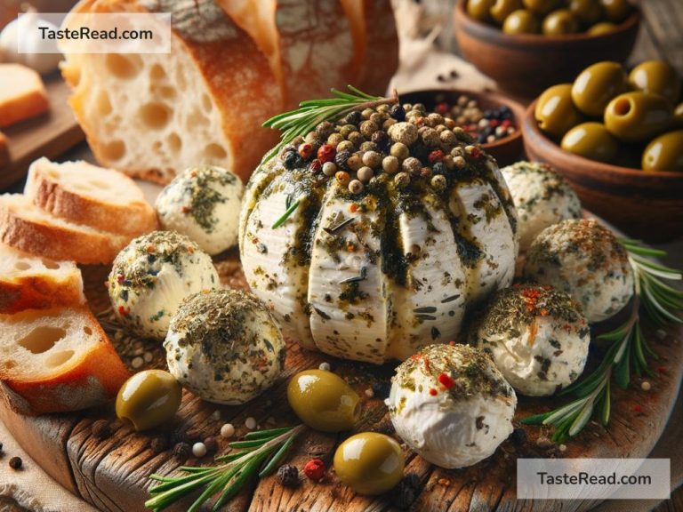 Exploring the Flavor of Marinated Goat Cheese with Herbs for Appetizers