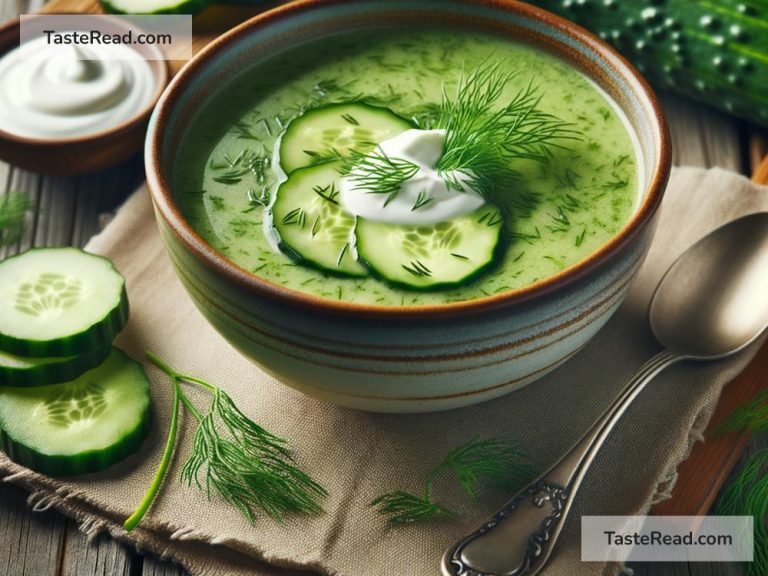 Exploring the Flavors of Chilled Cucumber Soup for Appetizers