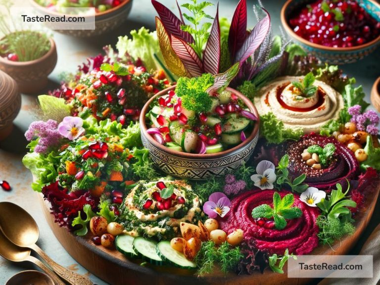 Exploring the fresh and colorful salads of the Middle East