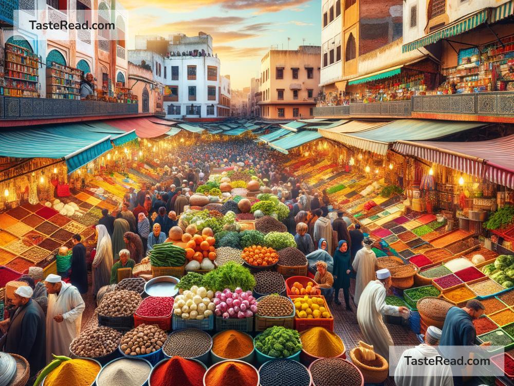 Exploring the Market Scene in Casablanca, Morocco