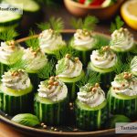 Exploring the Simplicity of Cucumber and Cream Cheese Bites for Appetizers