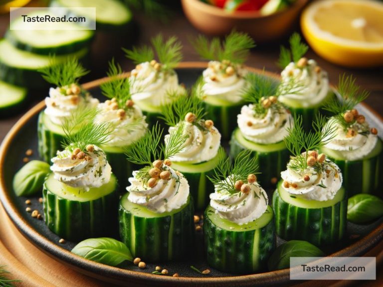 Exploring the Simplicity of Cucumber and Cream Cheese Bites for Appetizers