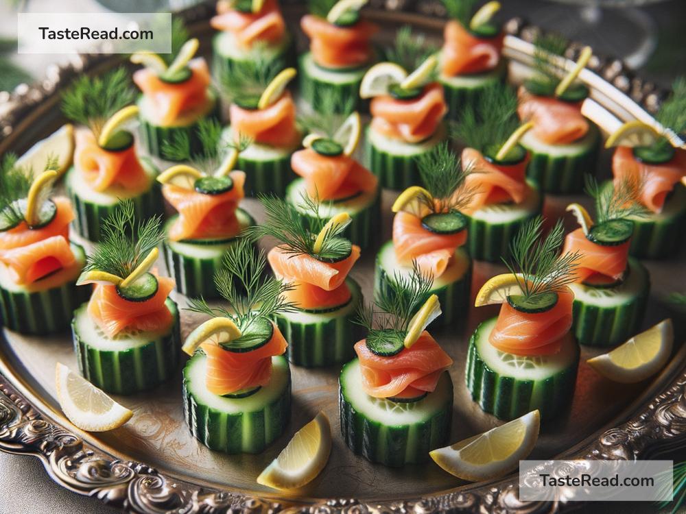 Exploring the Simplicity of Cucumber and Smoked Salmon Canapés