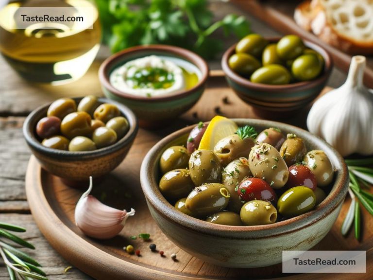 Exploring the Simplicity of Marinated Olives as an Appetizer