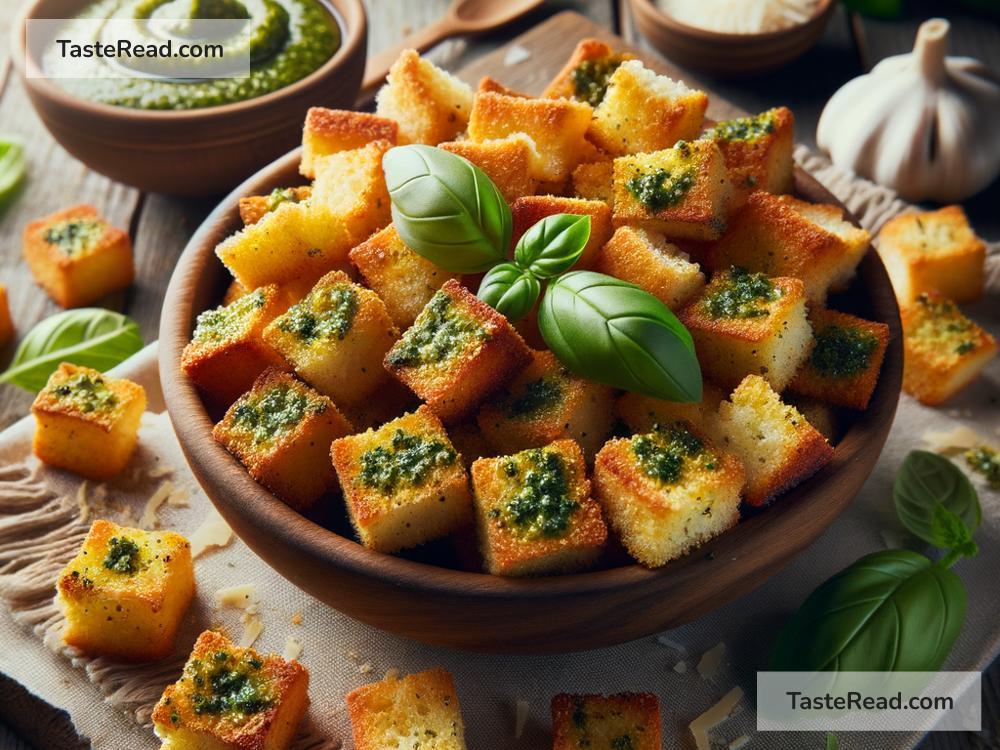 Exploring the Simplicity of Pesto Parmesan Croutons for Appetizers