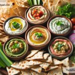 Exploring the Simplicity of Pita Chips with Mediterranean Dips for Appetizers