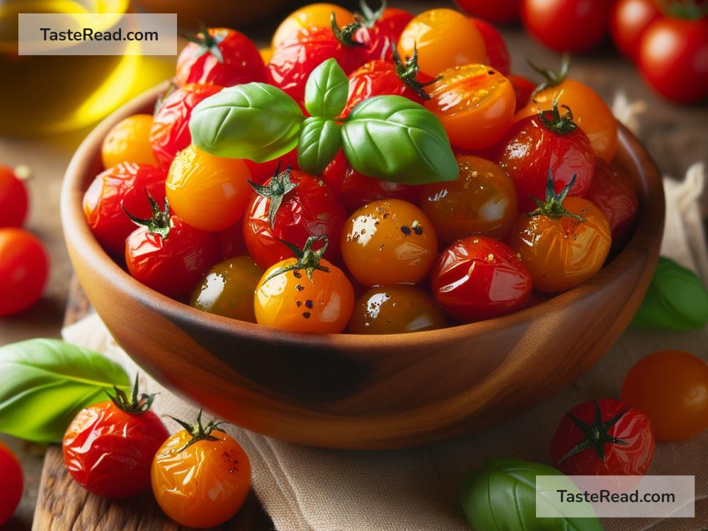 Exploring the Simplicity of Roasted Cherry Tomatoes with Basil