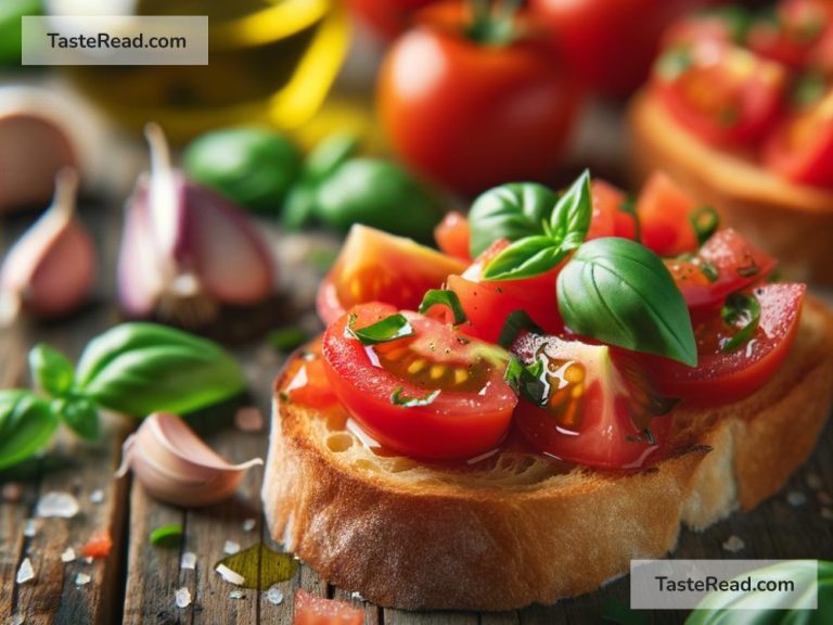 Exploring the Simplicity of Tomato and Basil Bruschetta