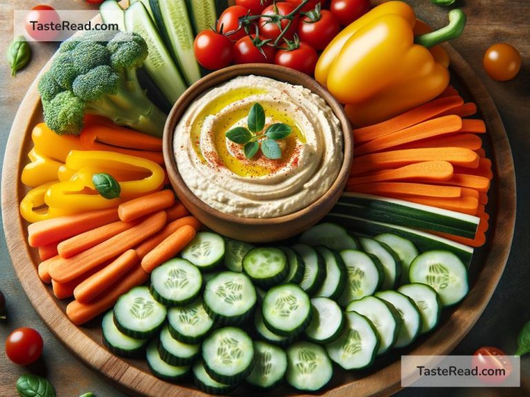 Exploring the Trend of Raw Veggie Platters with Hummus for Appetizers