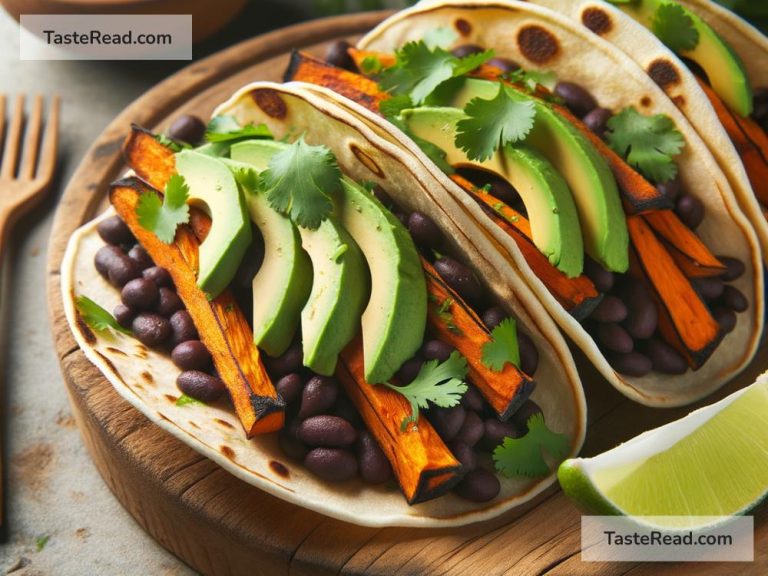 Exploring the Trend of Roasted Sweet Potato and Black Bean Tacos for Appetizers