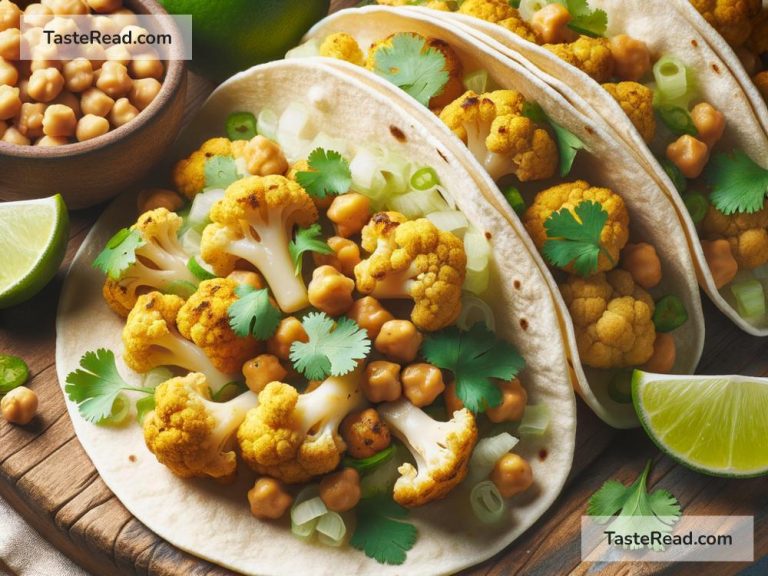 Exploring the Trend of Vegan Cauliflower and Chickpea Tacos for Appetizers