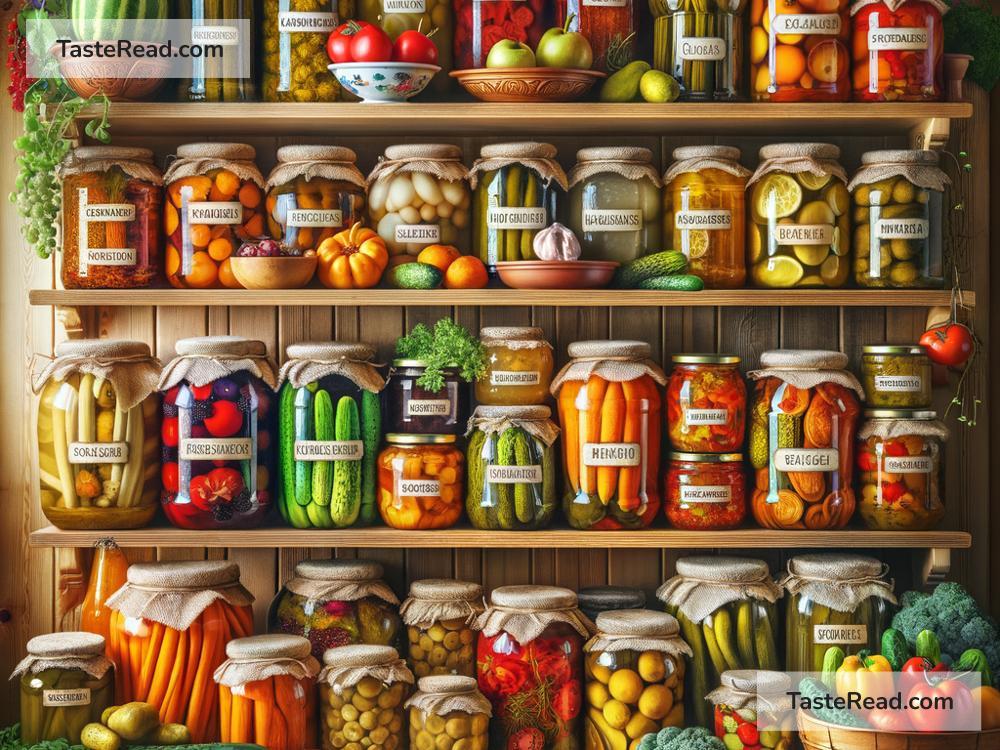 Exploring the World of Pickling and Preserving: My Homemade Jars