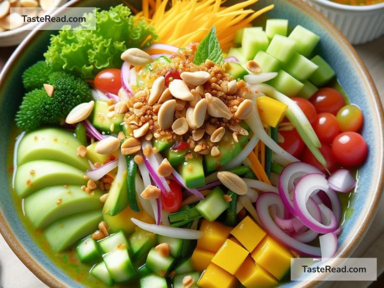 Exploring zesty green mango salads in Thailand