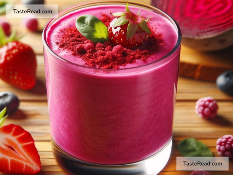 How Beetroot Powder Is Making Its Way Into Smoothies and Wellness Drinks