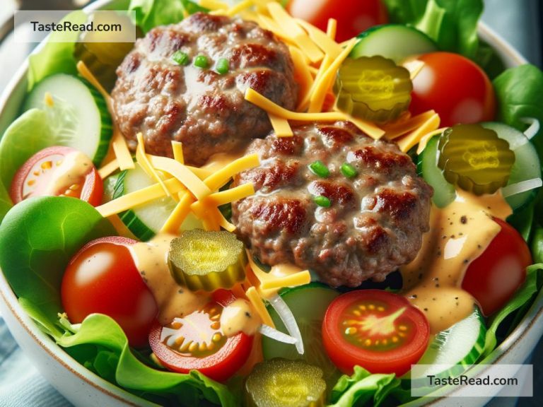 How the Viral Cheeseburger Salad Became the Trending Healthy Dish