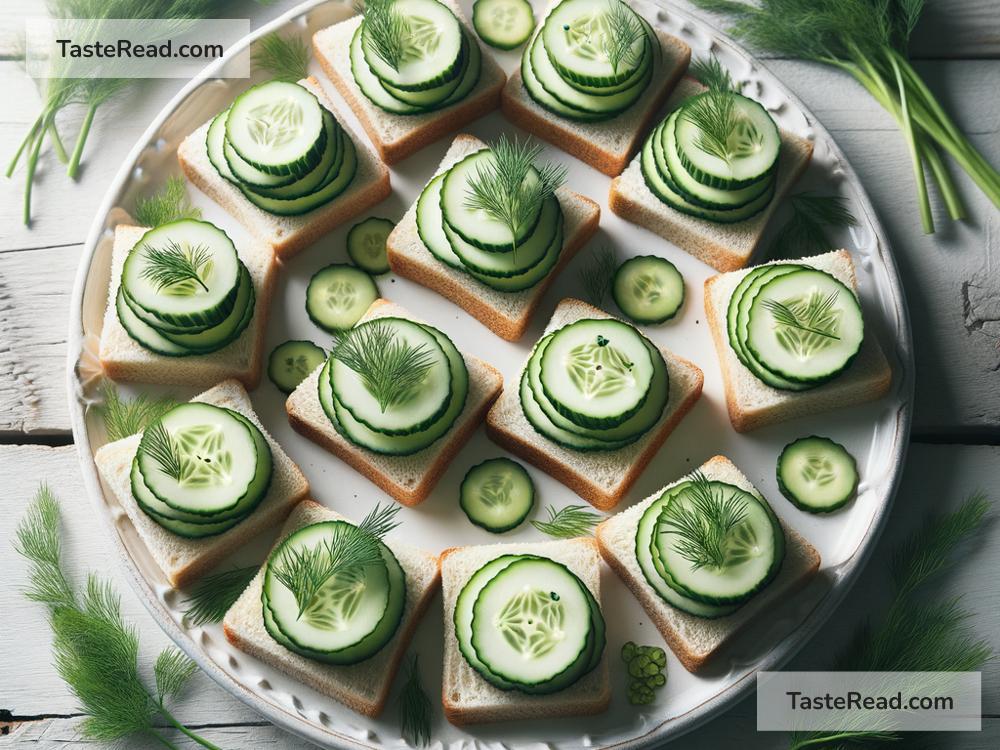 How the Viral Cucumber Sandwiches Became the Elegant Snack Trend