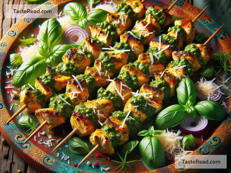How the Viral Pesto Chicken Skewers Became the Perfect Party Appetizer