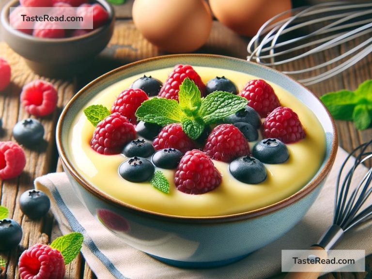 How to Bake Classic Italian Zabaglione with Fresh Berries