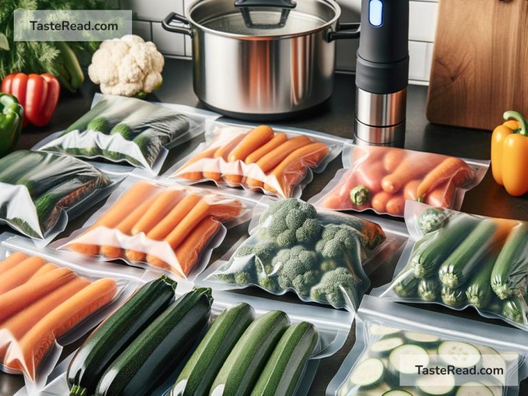 How to Cook Vegetables Using the Sous Vide Method