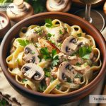 How to Create a Creamy Chicken and Mushroom Pasta for Lunch