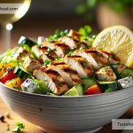 How to Create a Fresh and Flavorful Greek Salad with Chicken for Dinner