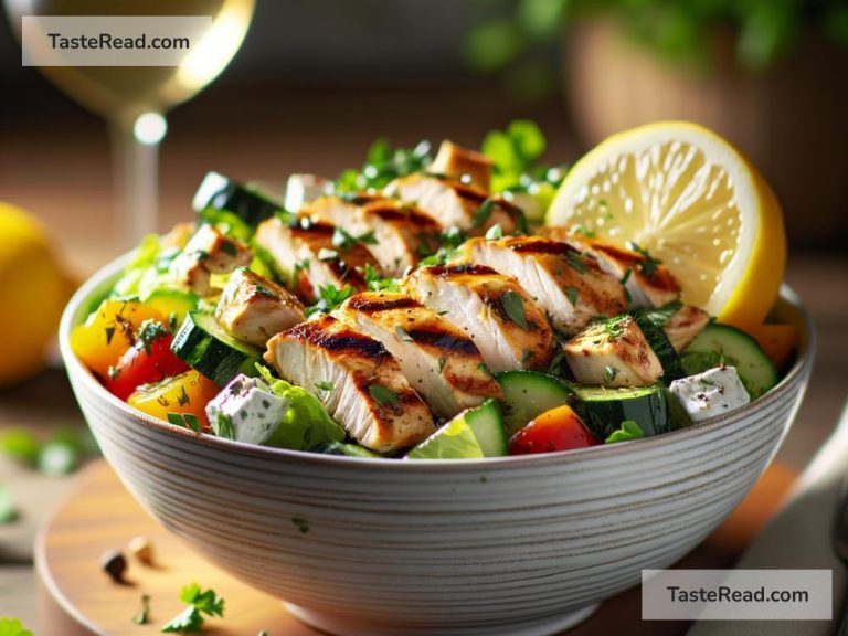 How to Create a Fresh and Flavorful Greek Salad with Chicken for Dinner