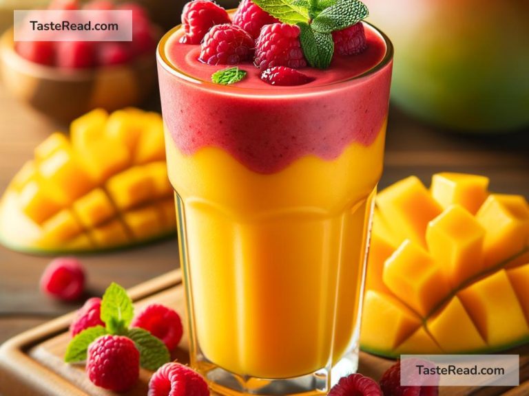 How to Create a Sweet and Fruity Mango Raspberry Smoothie