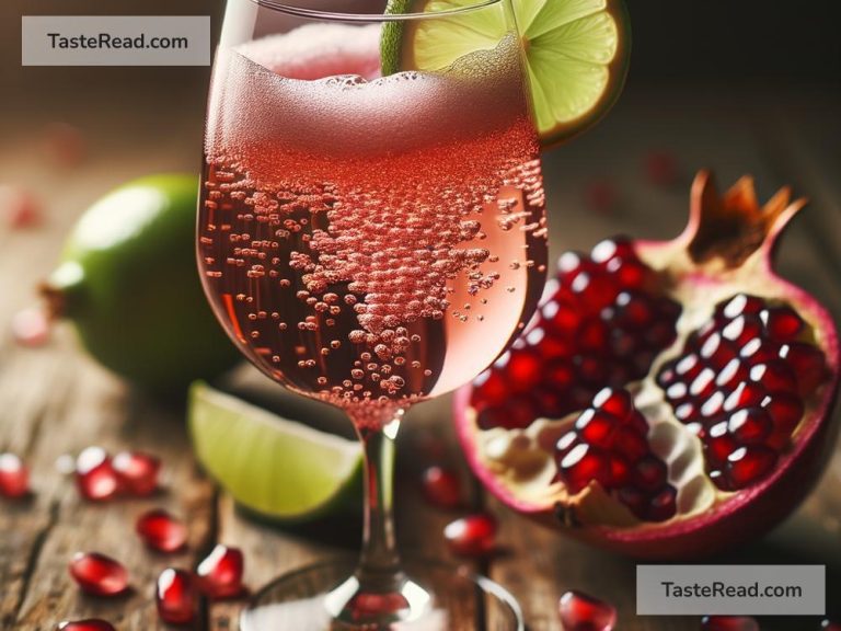 How to Create a Sweet and Tart Pomegranate Fizz